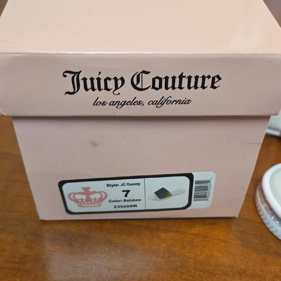 Juicy Couture Glitter Gradient Slides - Picture 9 of 16